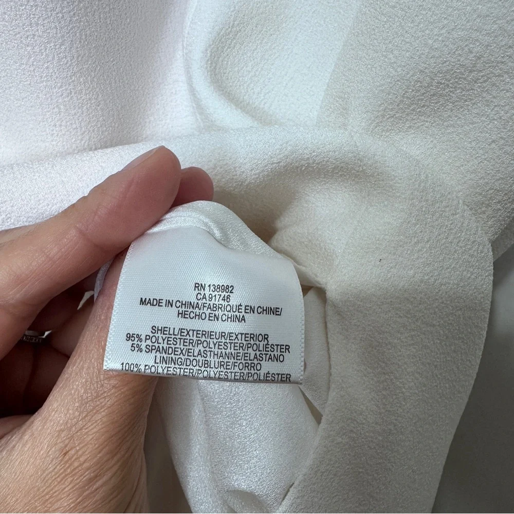 DRESS THE POPULATION Lyla Dress in‎ Off White Sz S - Picture 10 of 11